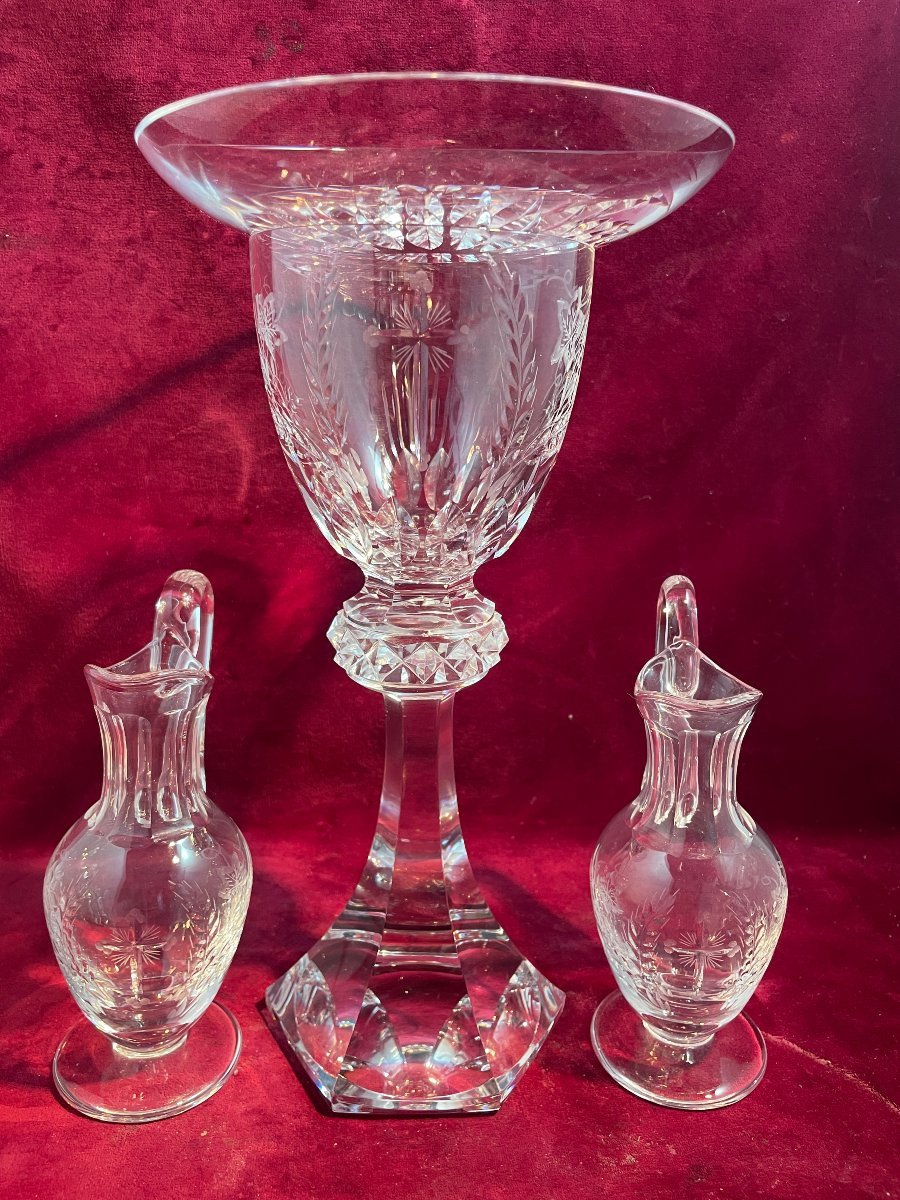 VALISE CHAPELLE CALICE BURETTES PATENE EN CRISTAL-photo-2