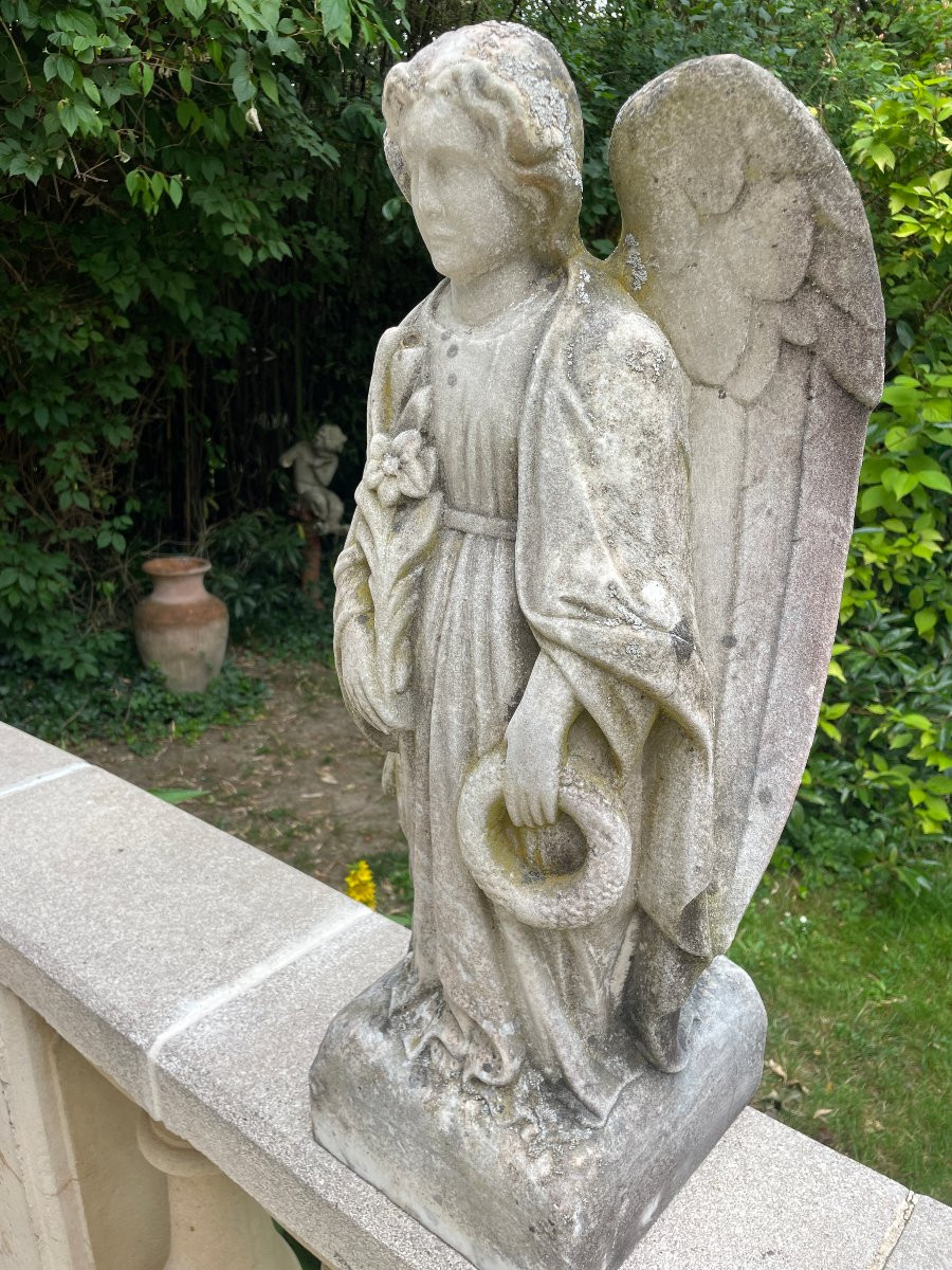 Sculpted Marble Angel -photo-2