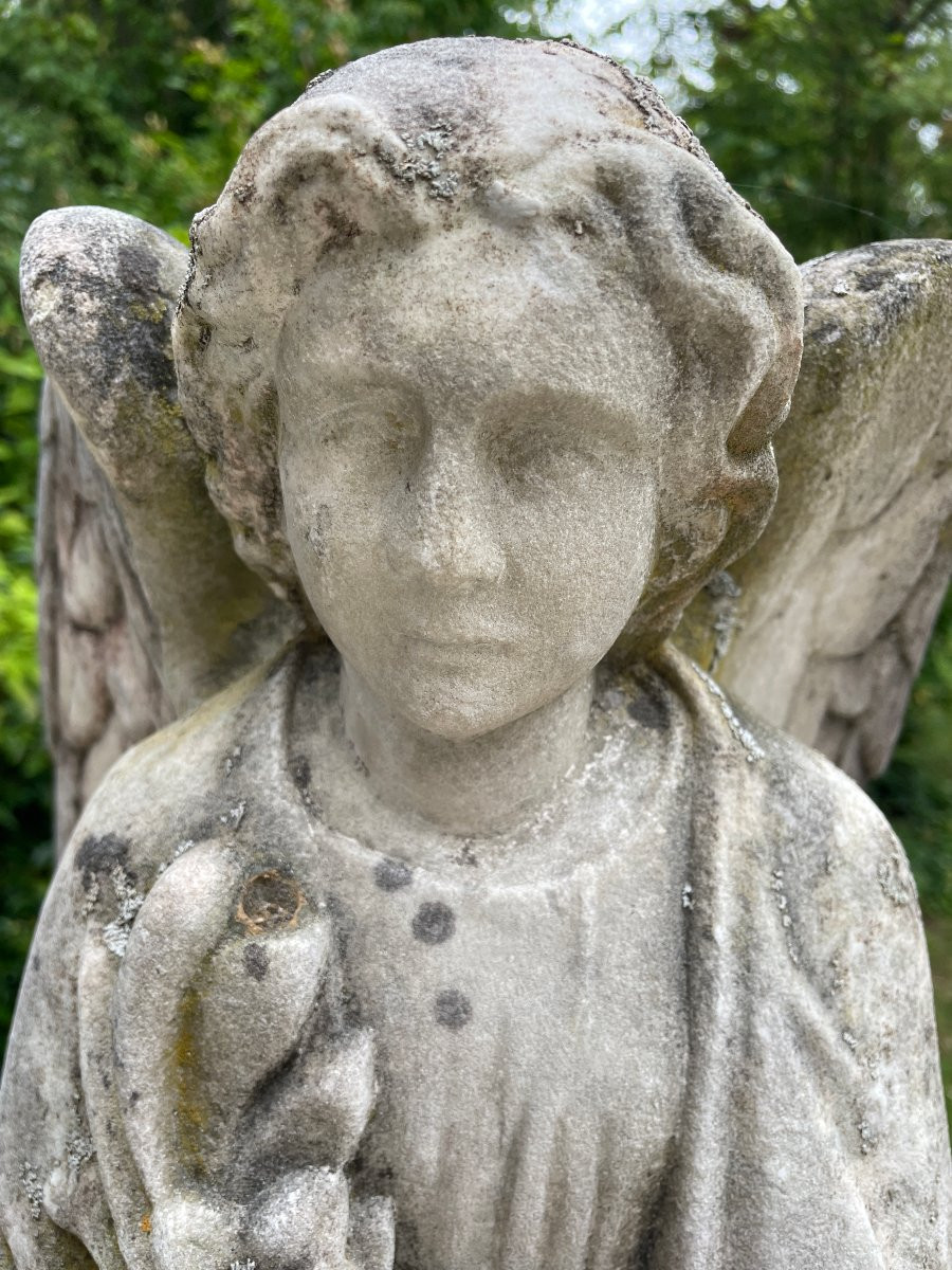 Sculpted Marble Angel -photo-4