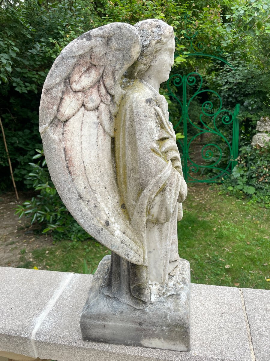 Sculpted Marble Angel -photo-3