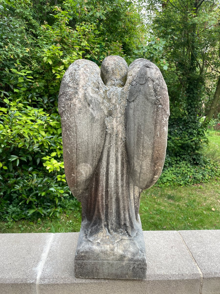 Sculpted Marble Angel -photo-4