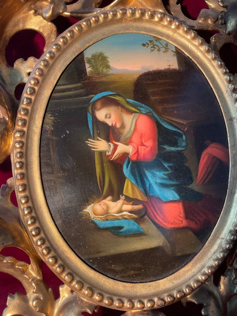 VIERGE A L ENFANT MADONNA DI MEGRI-photo-3