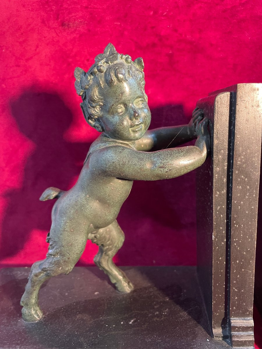 Faun And Goat Bookends-photo-2