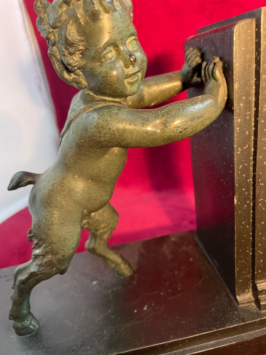 Faun And Goat Bookends-photo-4