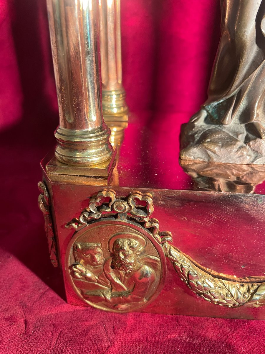 Canopy Altar Gilt Bronze And Copper -photo-2