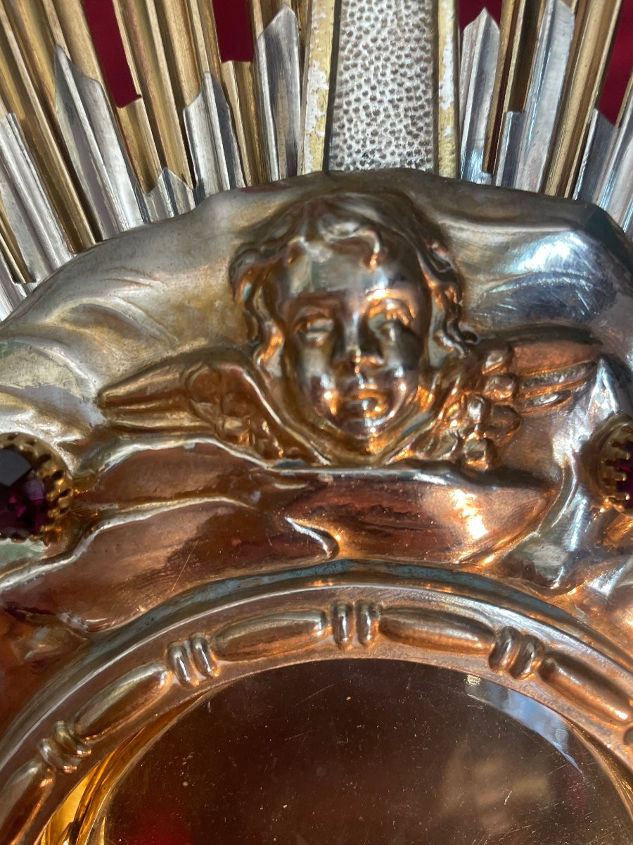 Complete Monstrengy In Gilt And Silver Bronze-photo-1
