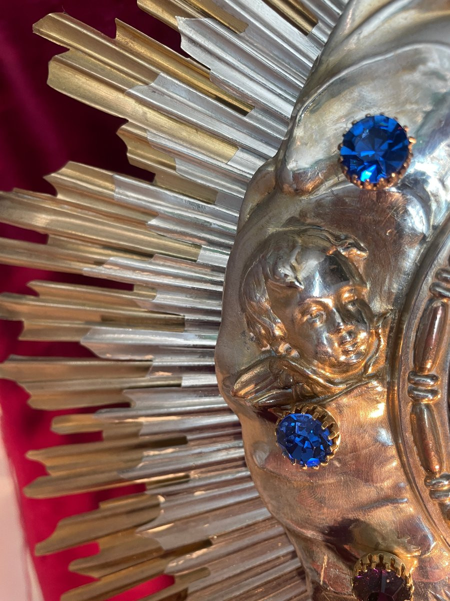Complete Monstrengy In Gilt And Silver Bronze-photo-2
