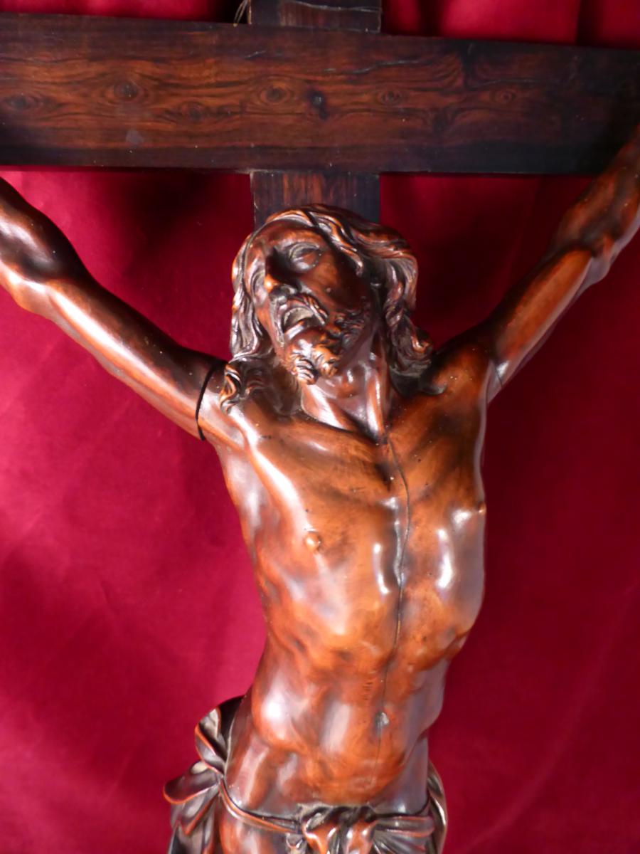 Crucifix In Christ Buis XVIII Eme Debut-photo-2