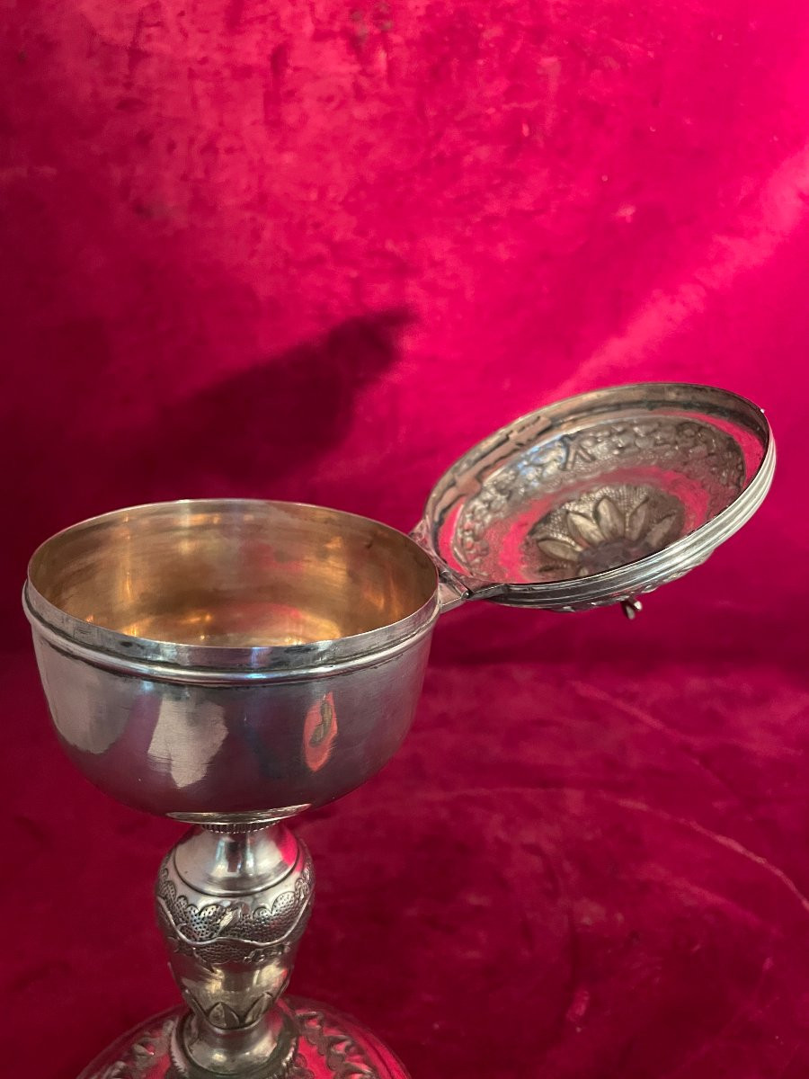 18th Century Silver Ciborium -photo-2