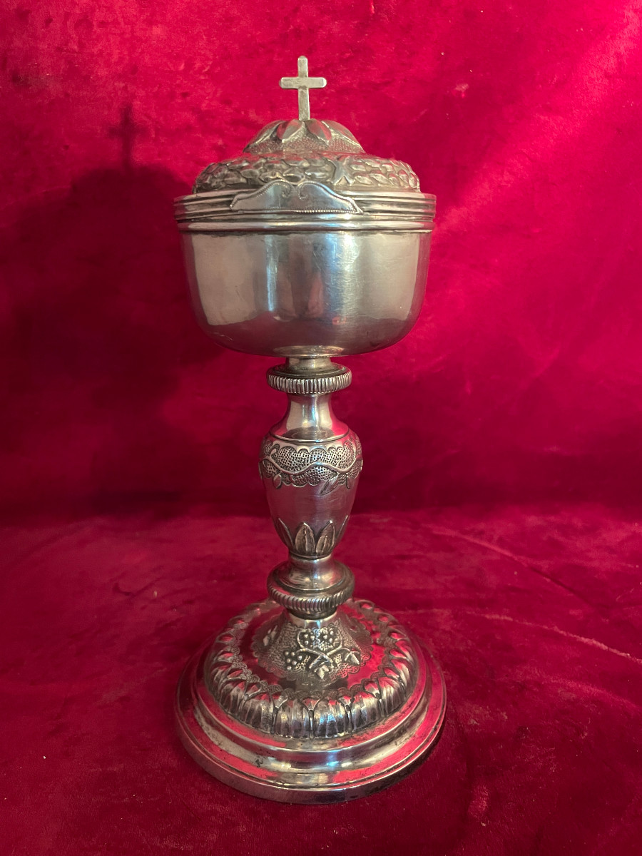18th Century Silver Ciborium 