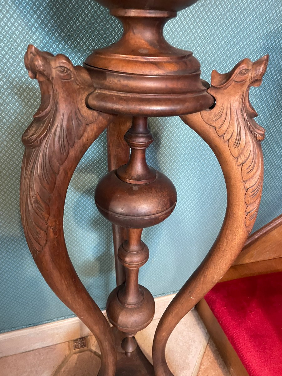 SELLETTE EN BOIS NOYER -photo-2