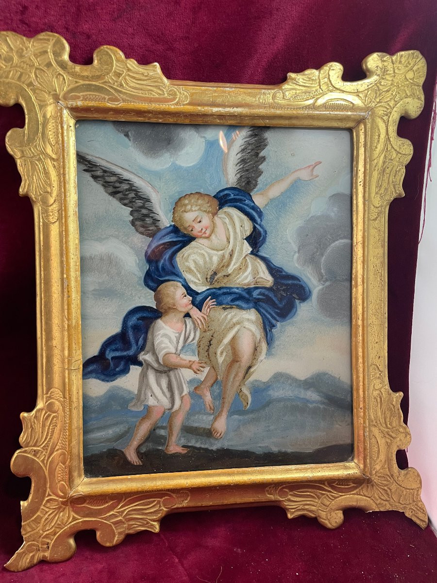 TABLEAUX PAINTURES SOUS VERRE-photo-2