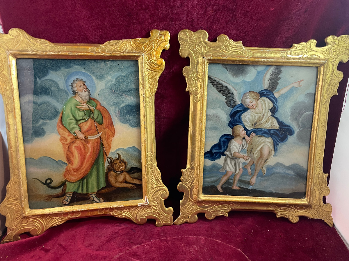 TABLEAUX PAINTURES SOUS VERRE
