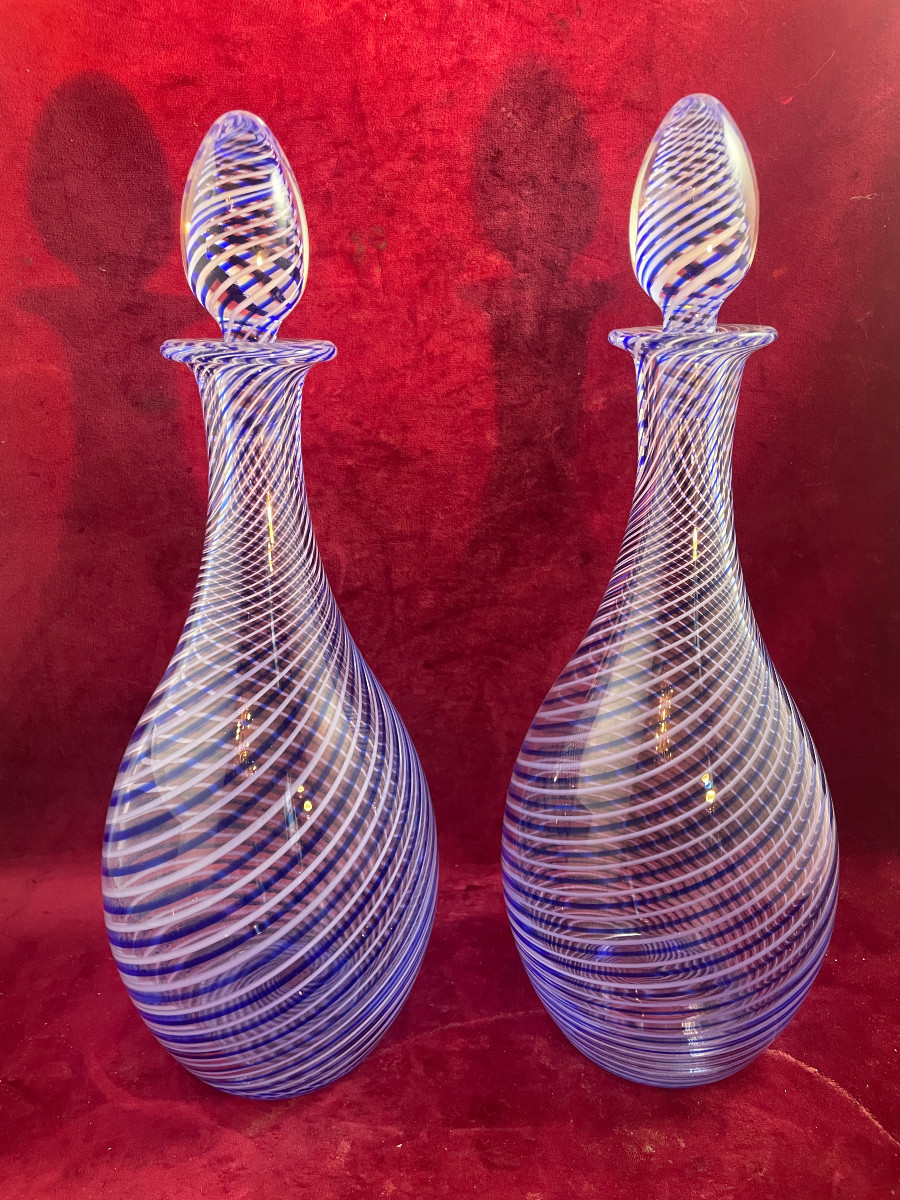 CARAFES DE LA CRISTALLERIE DE CLICHY