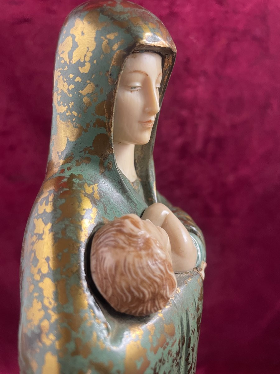 Virgin And Child Meyran Chriselephantine-photo-2
