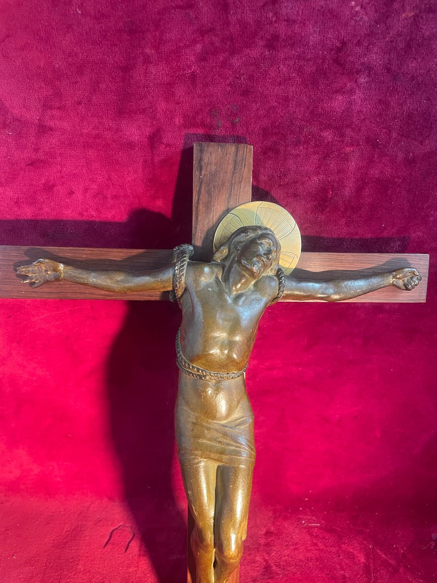 Crucifix Christ Bronze Heuvelmans-photo-2