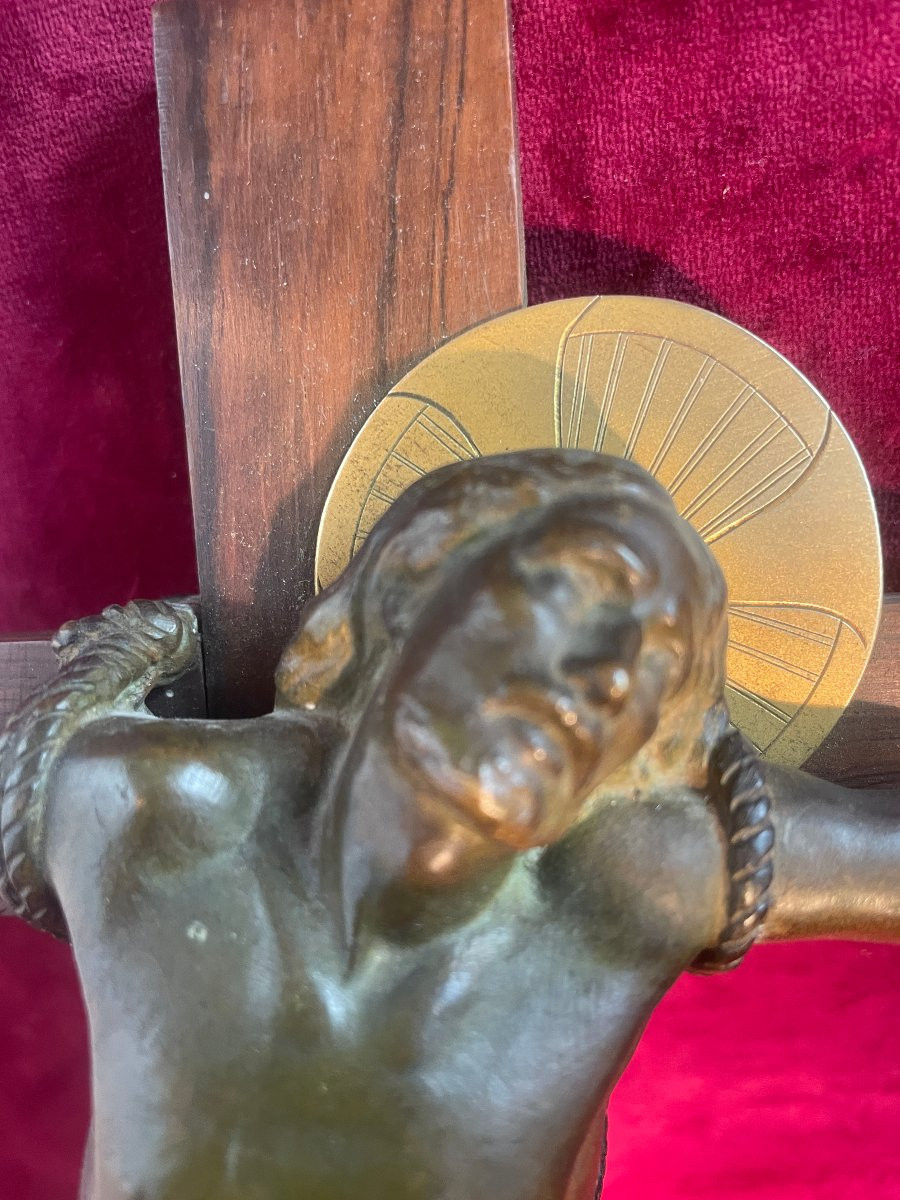 Crucifix Christ Bronze Heuvelmans-photo-1