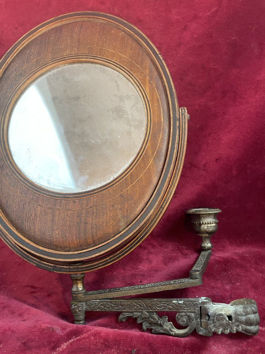 MIROIR BARBIERE DE VOYAGE  -photo-3