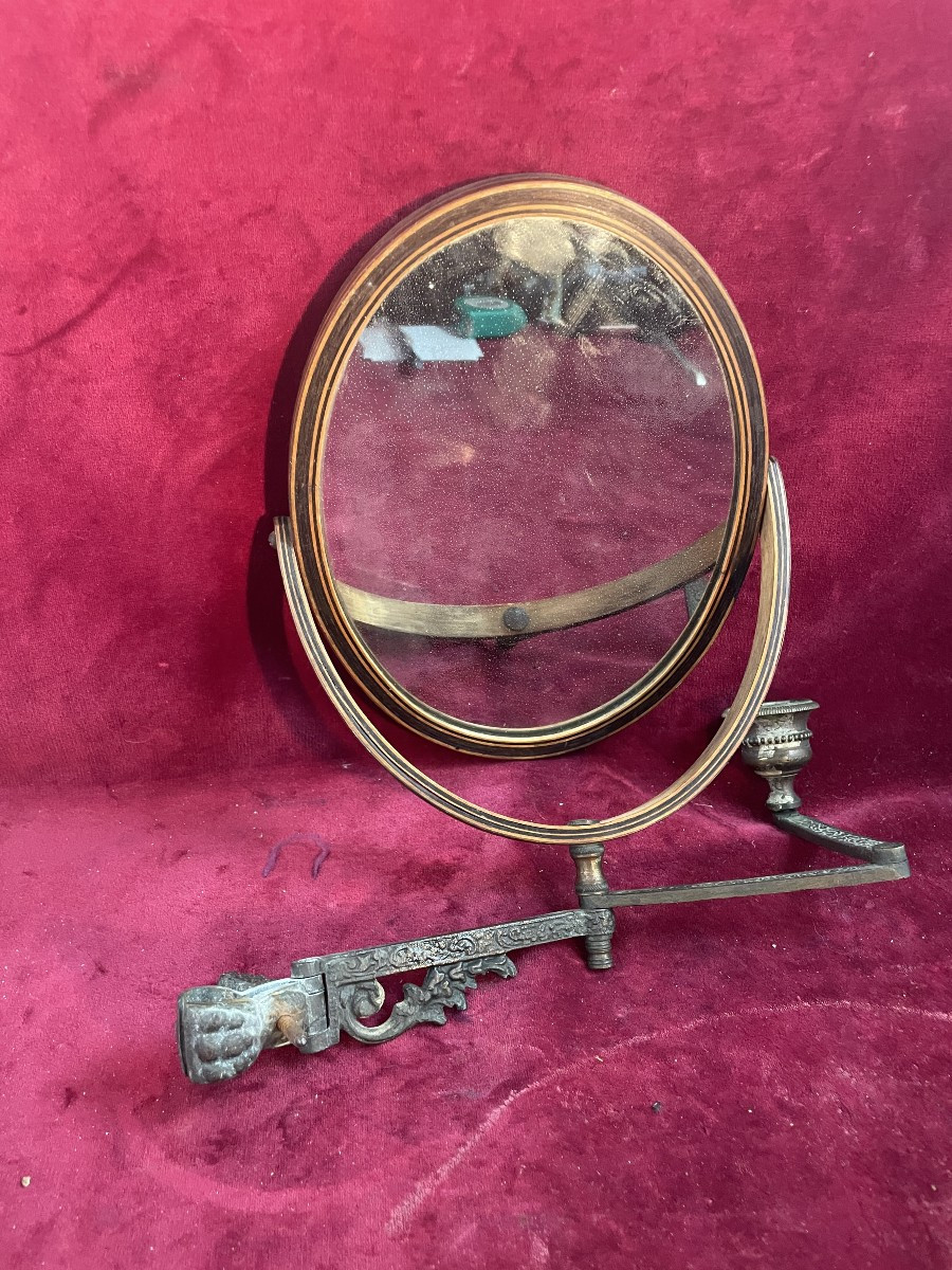 MIROIR BARBIERE DE VOYAGE  