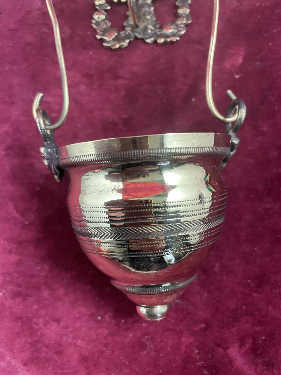 Gilded Brass Holy Water Font -photo-3