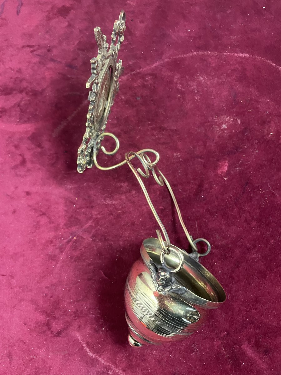 Gilded Brass Holy Water Font -photo-4