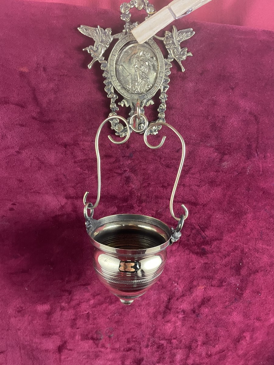 Gilded Brass Holy Water Font -photo-3