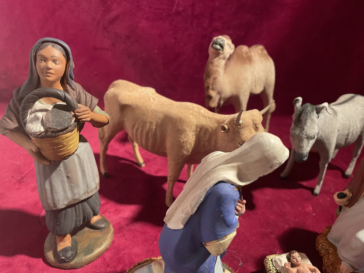 CRECHE PLATRE COLORE-photo-3