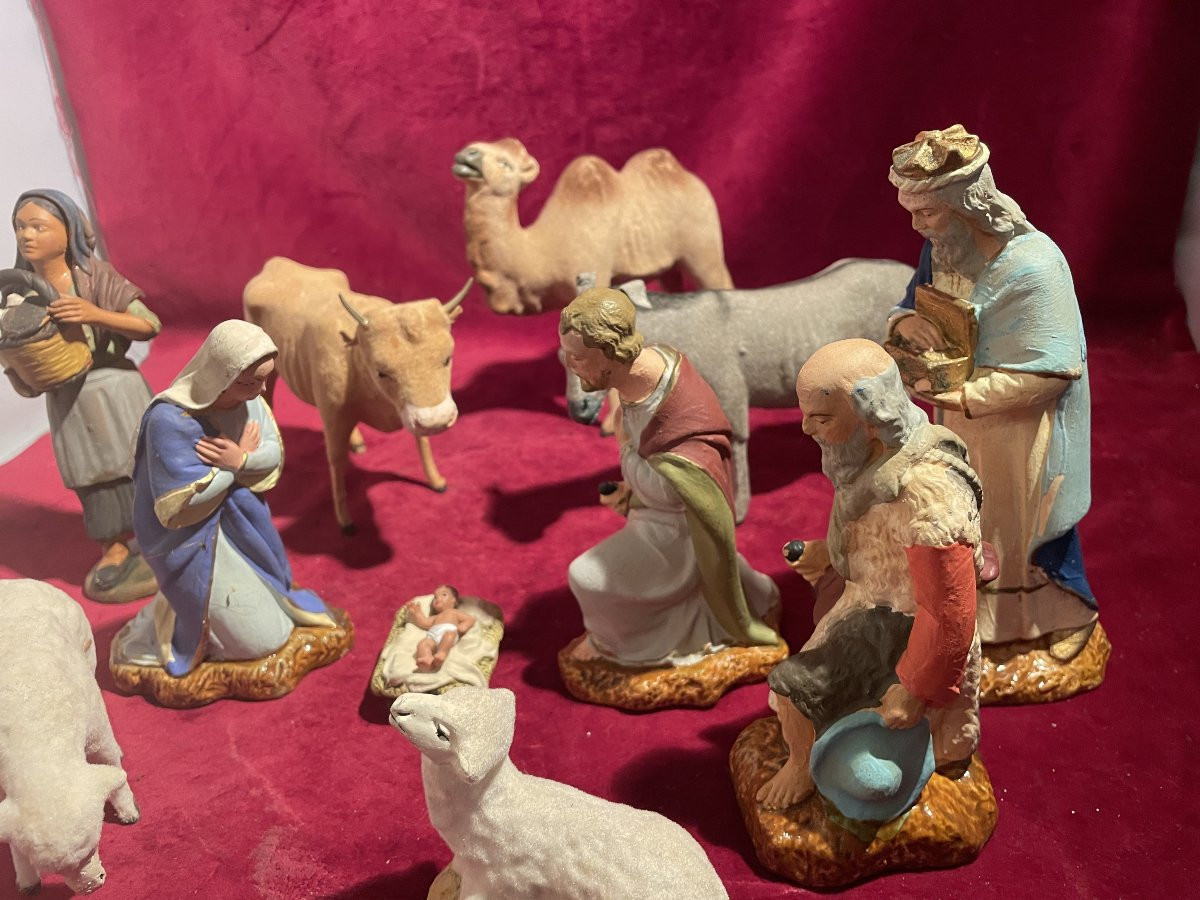 CRECHE PLATRE COLORE-photo-4