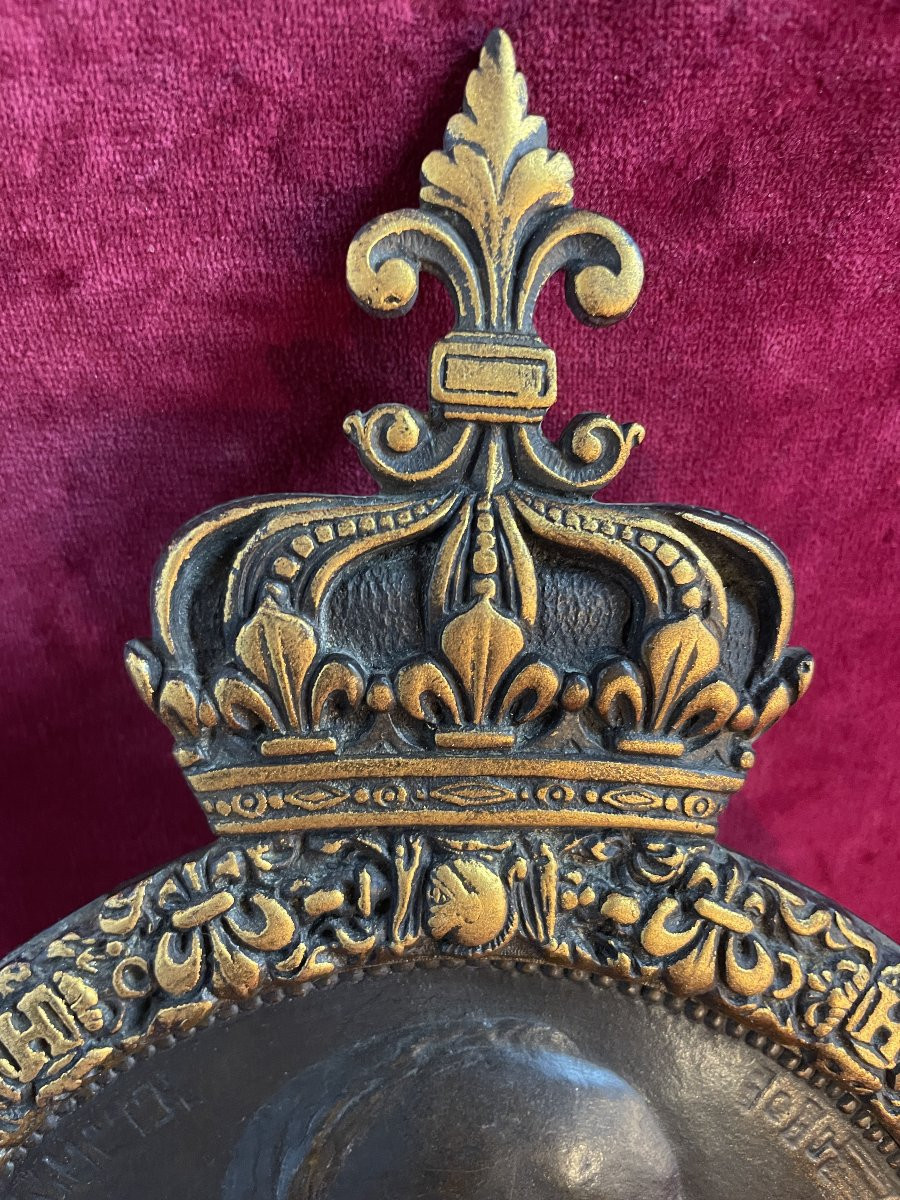 COMTE DE CHAMBORD   GRAND MEDAILLON BRONZE-photo-4
