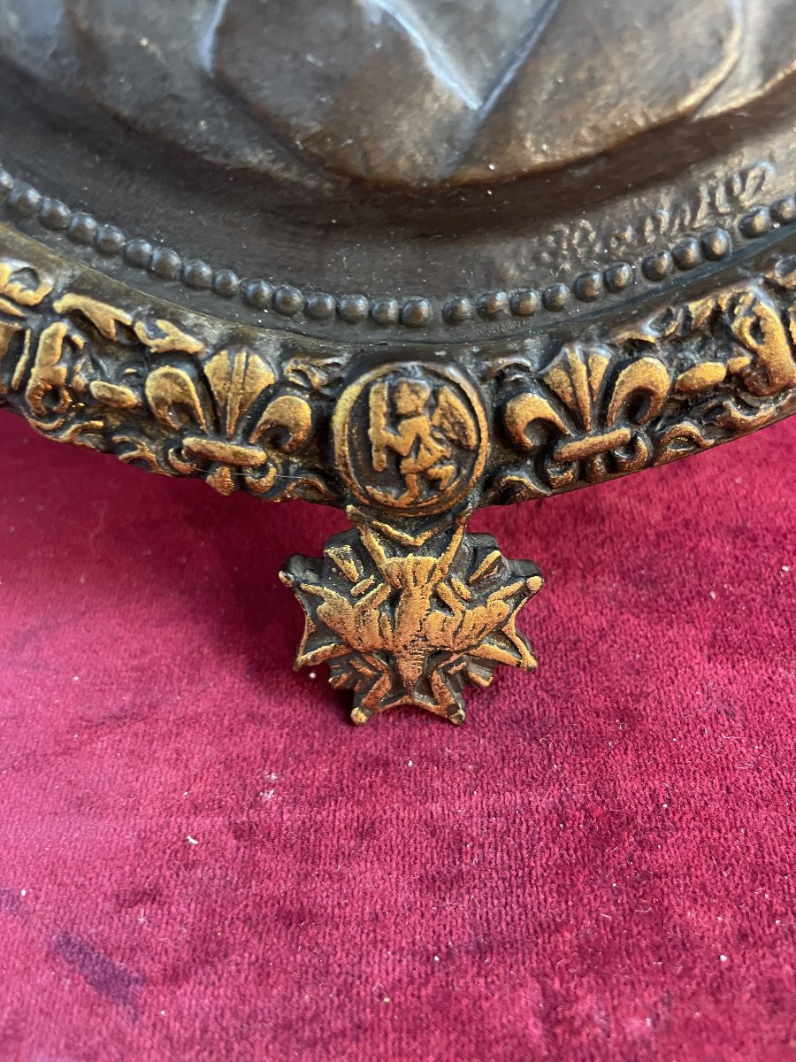 COMTE DE CHAMBORD   GRAND MEDAILLON BRONZE-photo-3