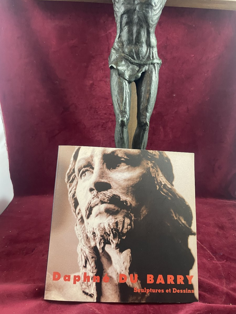  Rare Bronze Christ Of Daphne Du Barry Monaco Cathedral-photo-5