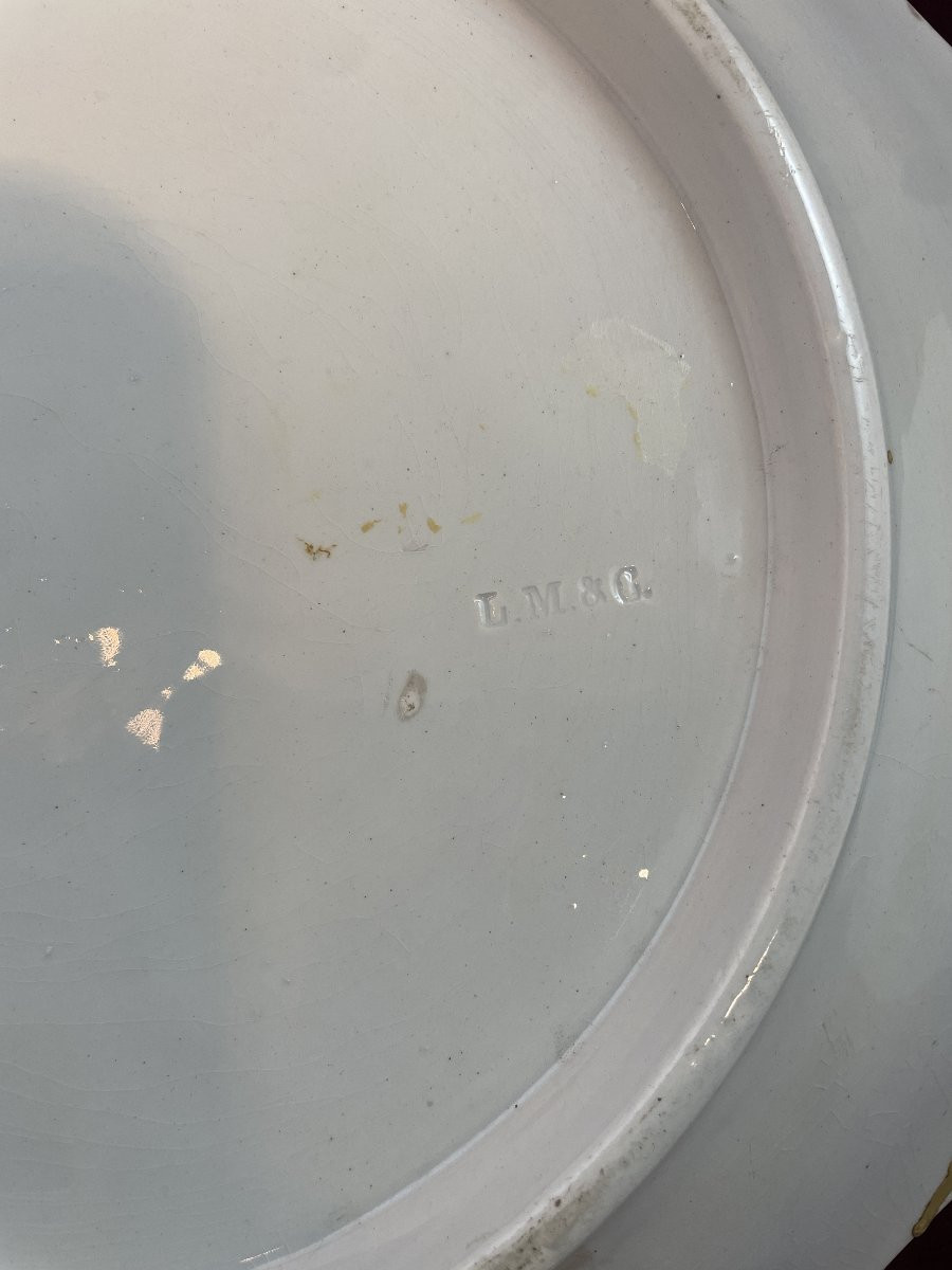 CACHE POT ET SOUCOUPE CREIL ET MONTEREAU-photo-4