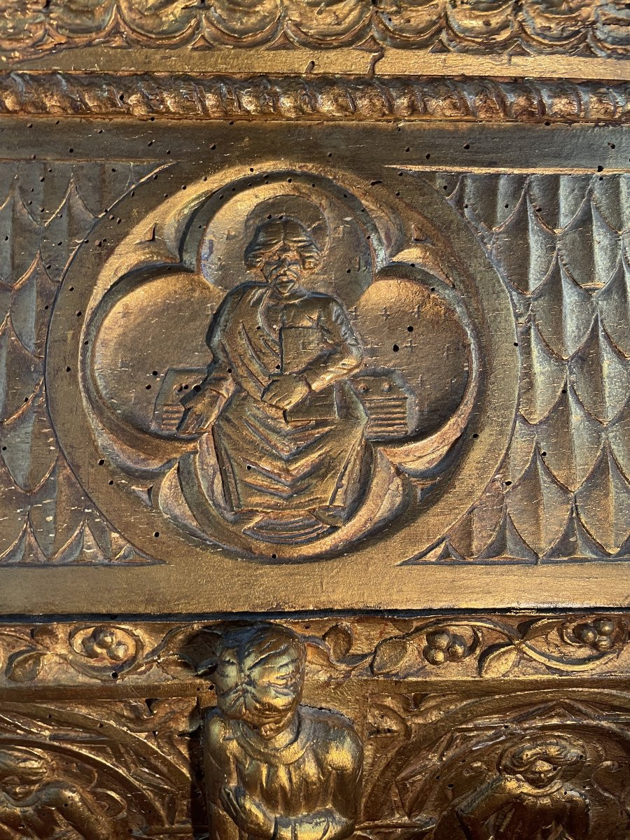 18th Century Gilded Wood Hunting Set-photo-2