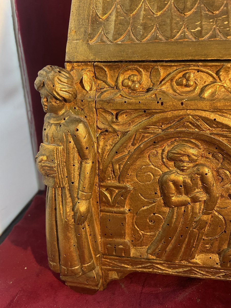 18th Century Gilded Wood Hunting Set-photo-3