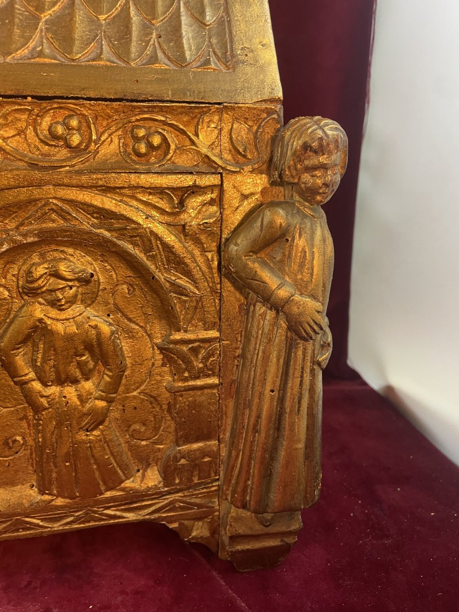 18th Century Gilded Wood Hunting Set-photo-4