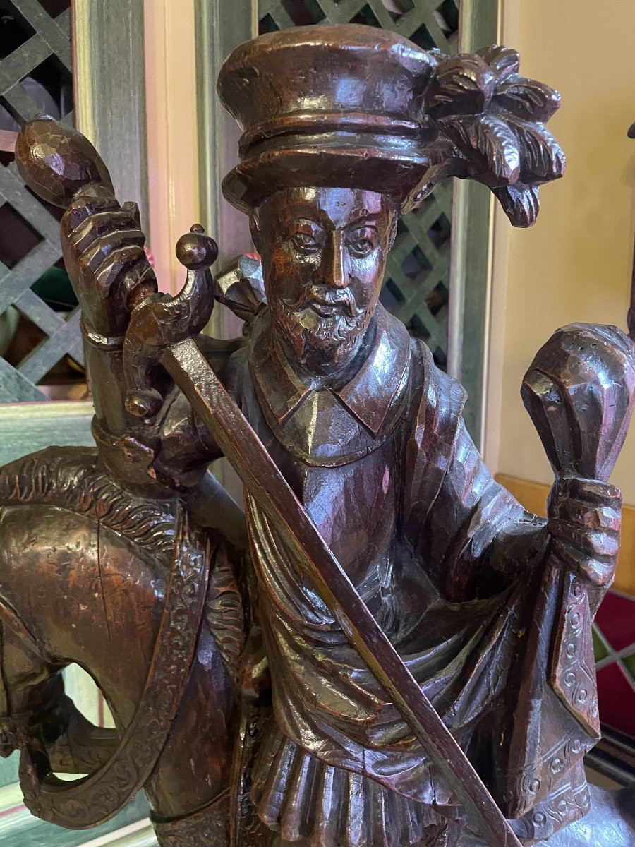 Saint Martin On Horseback Sharing His Cloak-photo-4