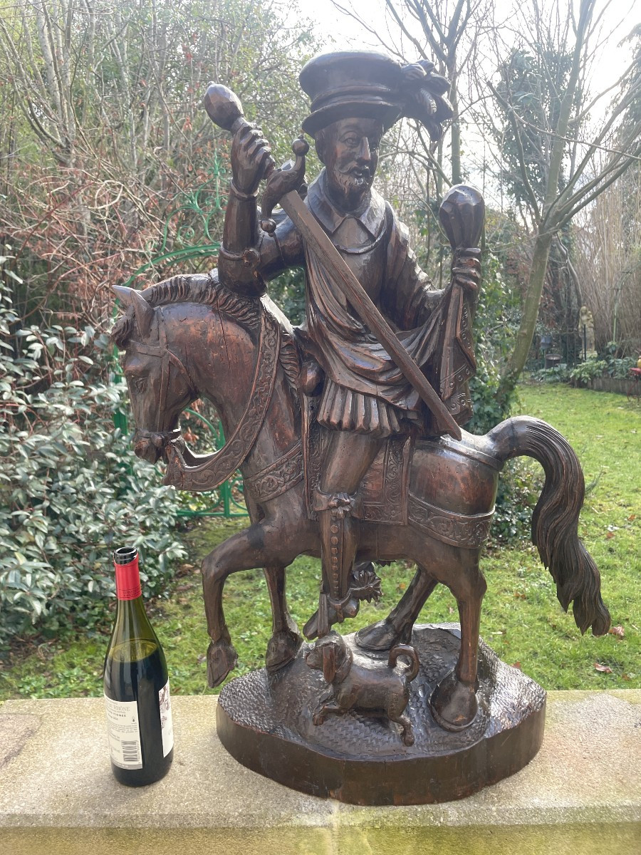 Saint Martin On Horseback Sharing His Cloak