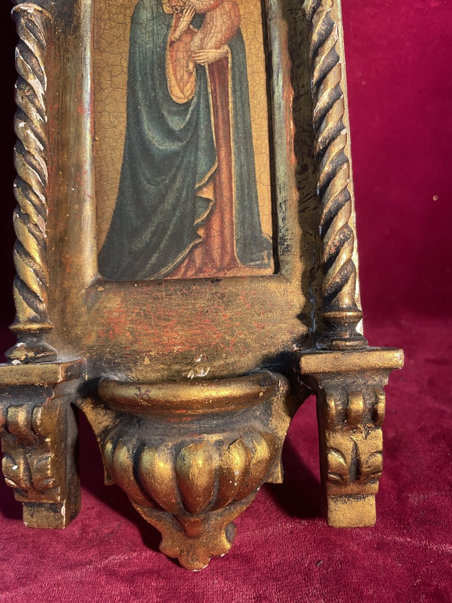 Gilded Wooden Holy Fill Florence-photo-3