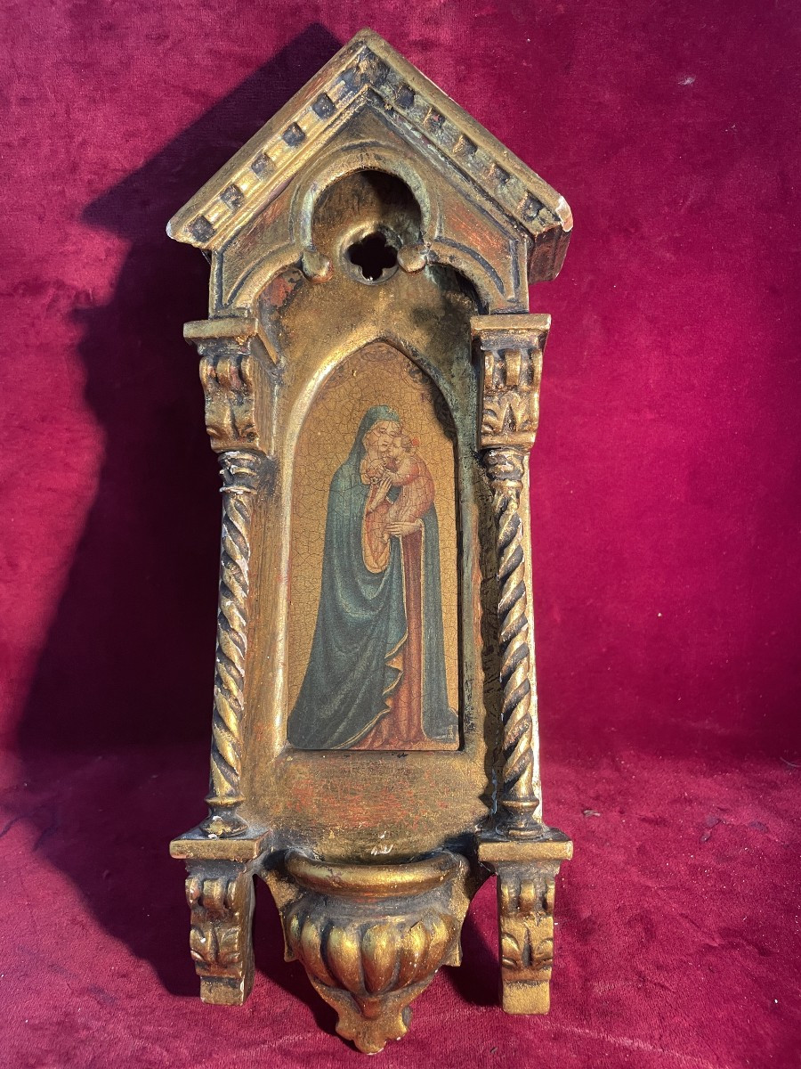 Gilded Wooden Holy Fill Florence