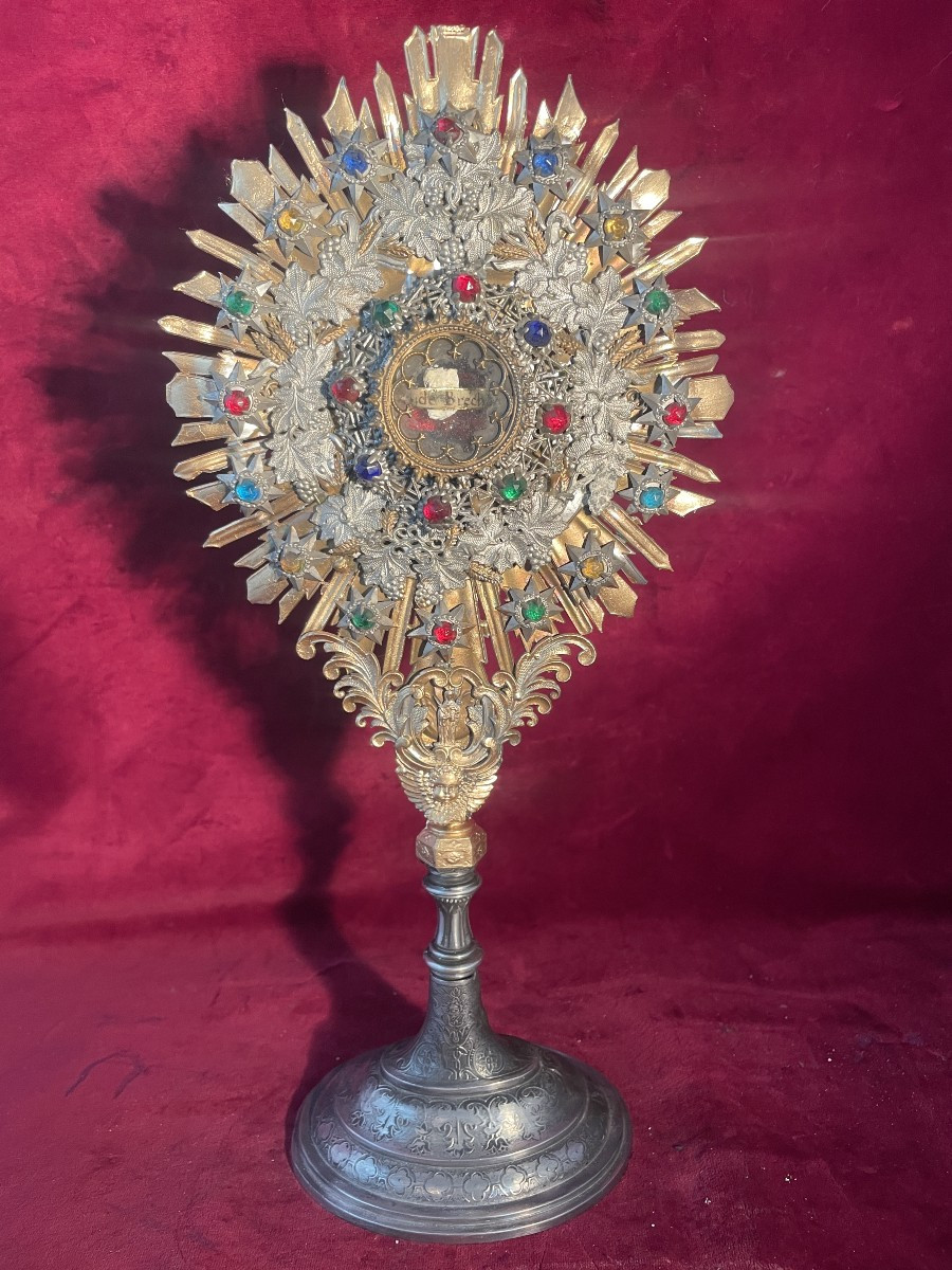 RELIQUAIRE LAITON DORE