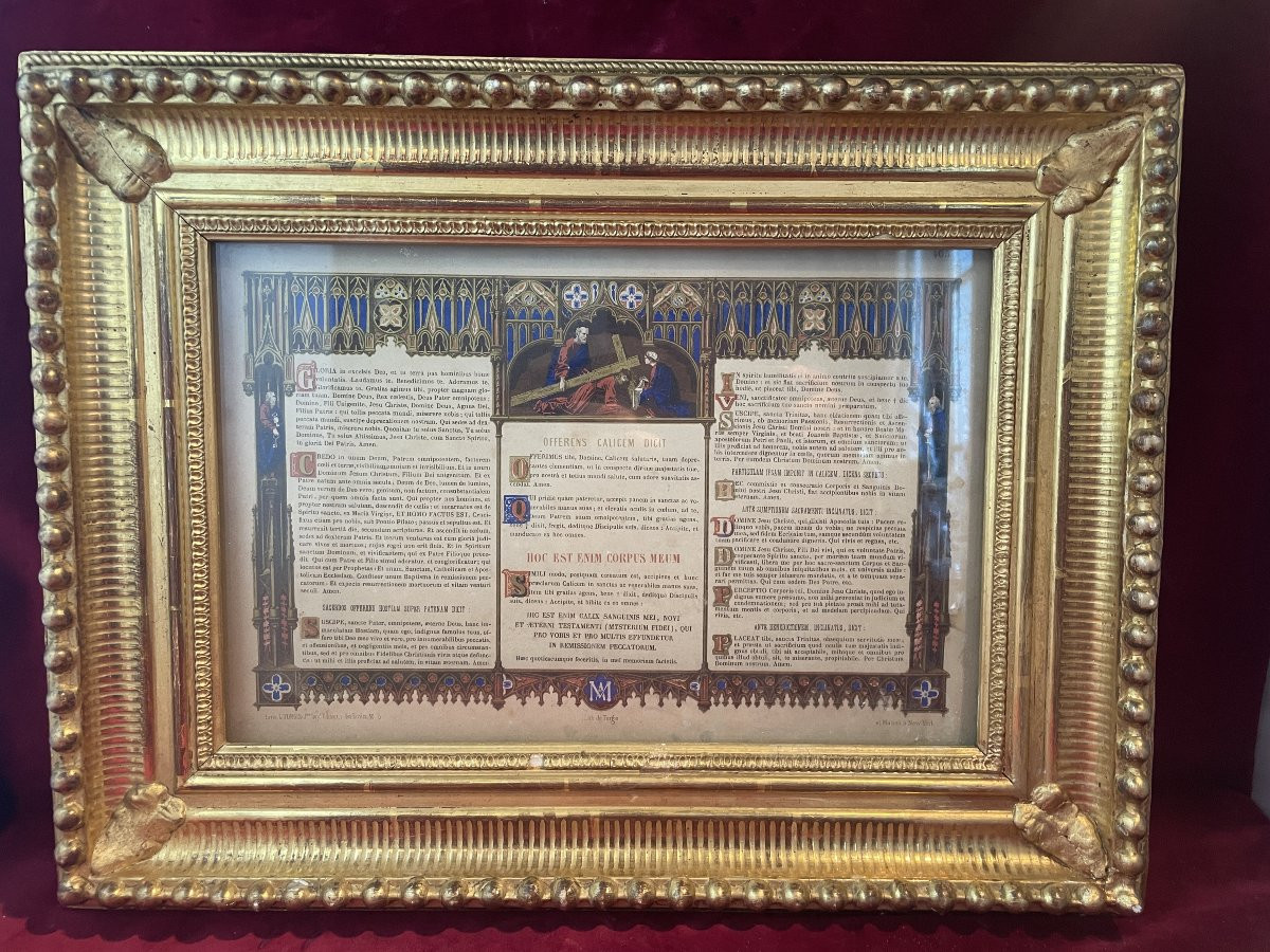 Altar Canon With Gilded Wooden Frames-photo-2