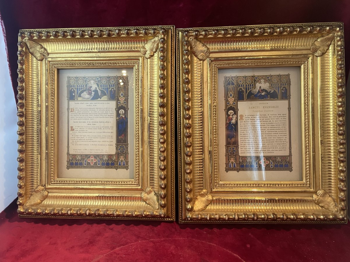 Altar Canon With Gilded Wooden Frames-photo-3
