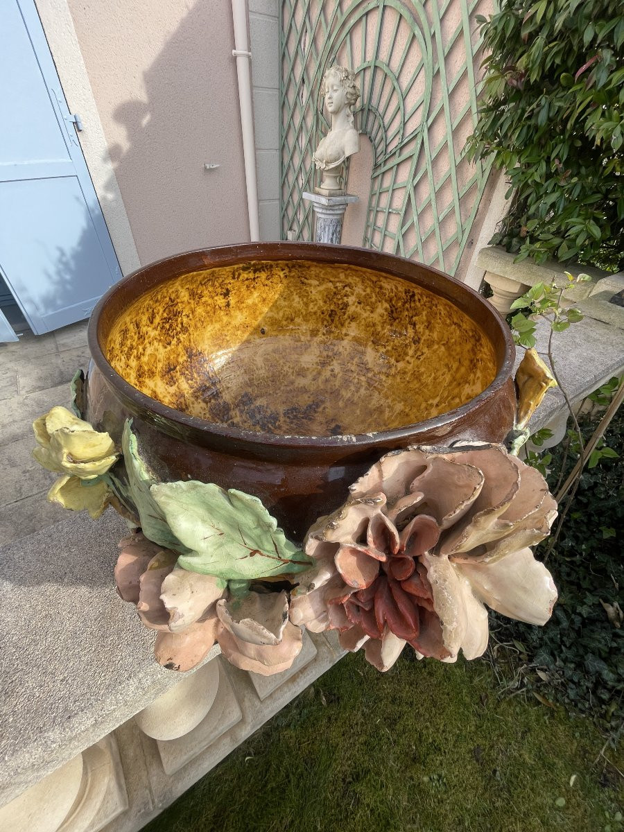 Large Barbotine Pot Cover-photo-2