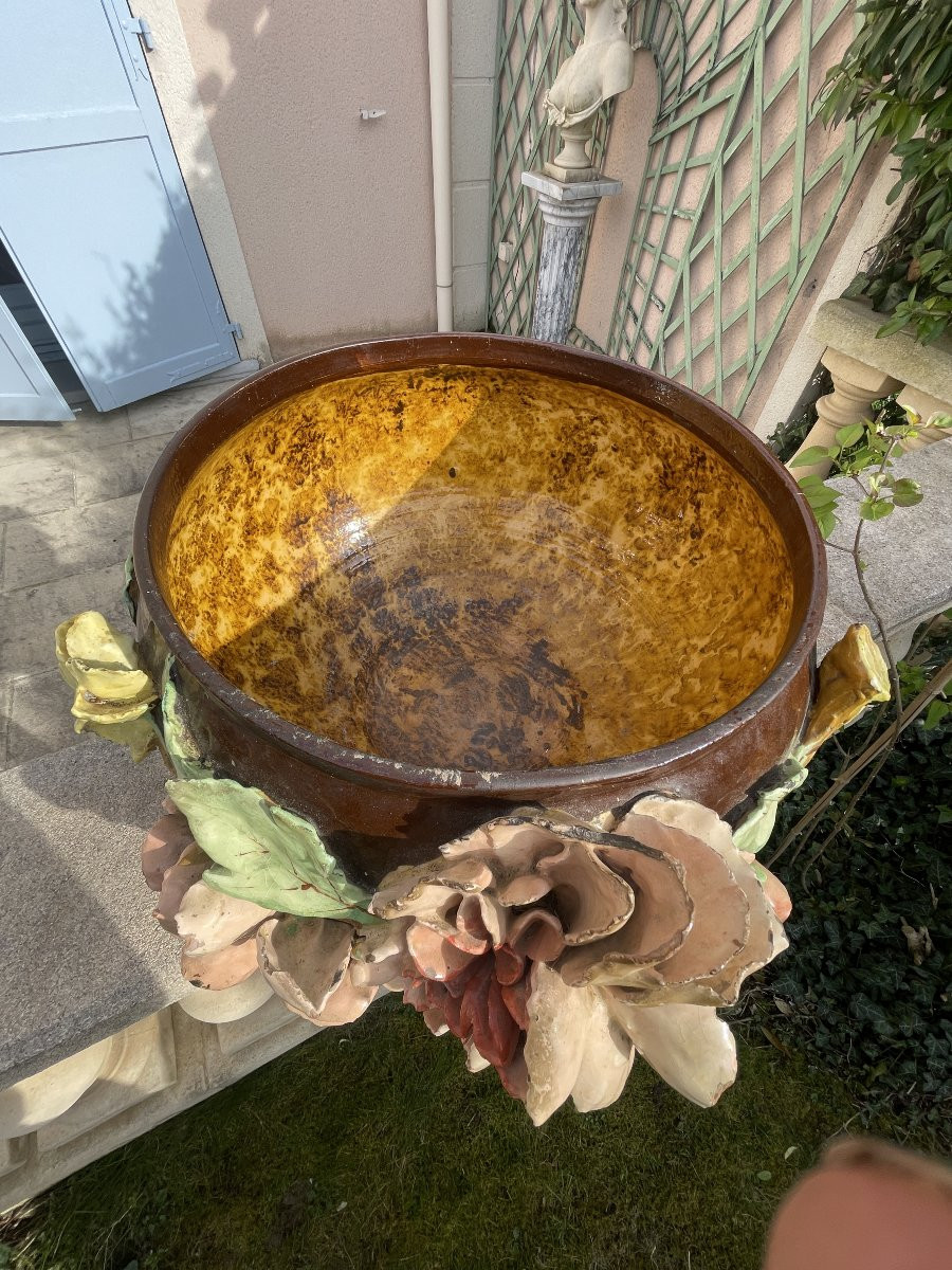 Large Barbotine Pot Cover-photo-3