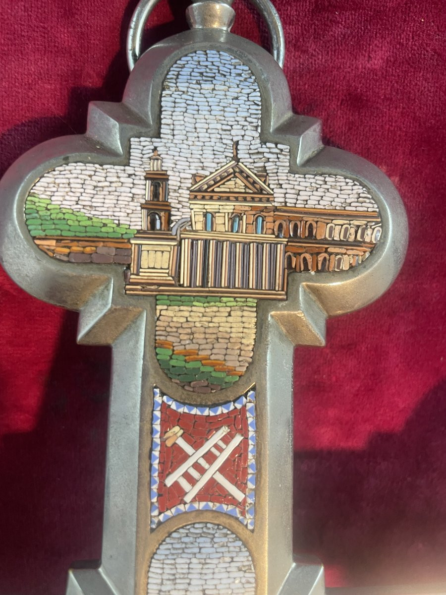 CROIX ROMAINE MICRO MOSAIQUE GRAND MODELE GRAND TOUR-photo-2