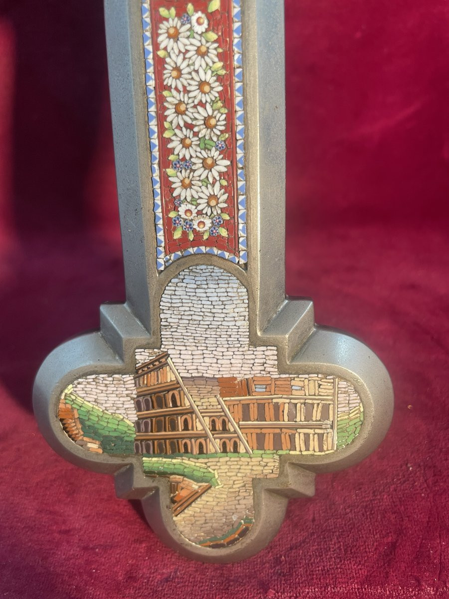 CROIX ROMAINE MICRO MOSAIQUE GRAND MODELE GRAND TOUR-photo-4