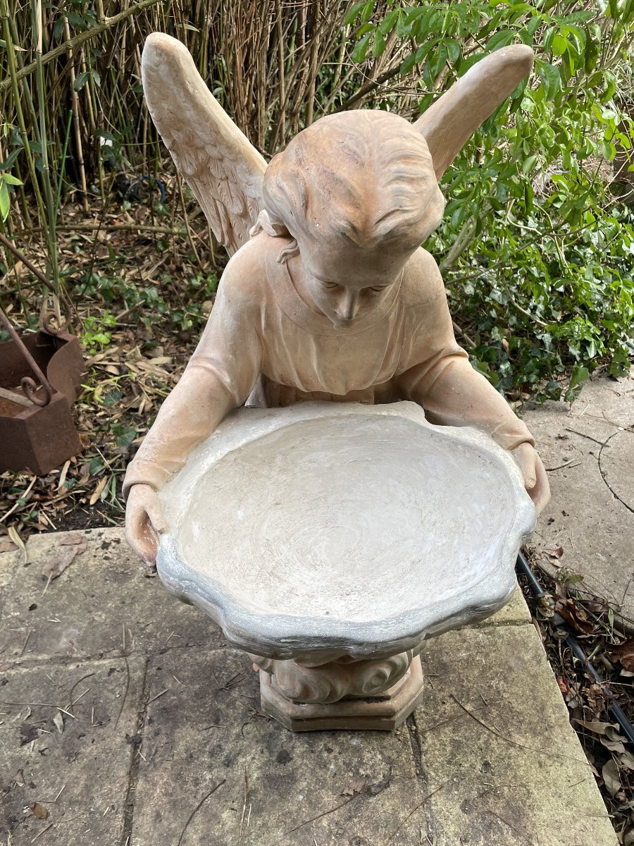 ANGE BENITIER TERRE CUITE -photo-2