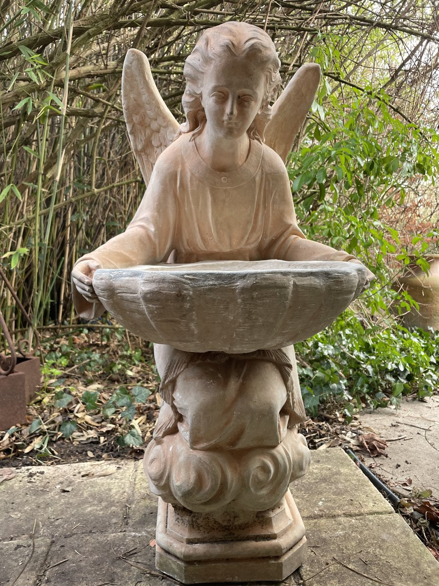 ANGE BENITIER TERRE CUITE -photo-4