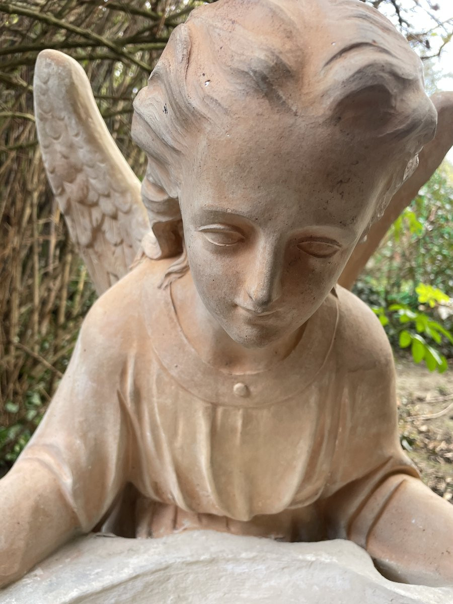 ANGE BENITIER TERRE CUITE -photo-4