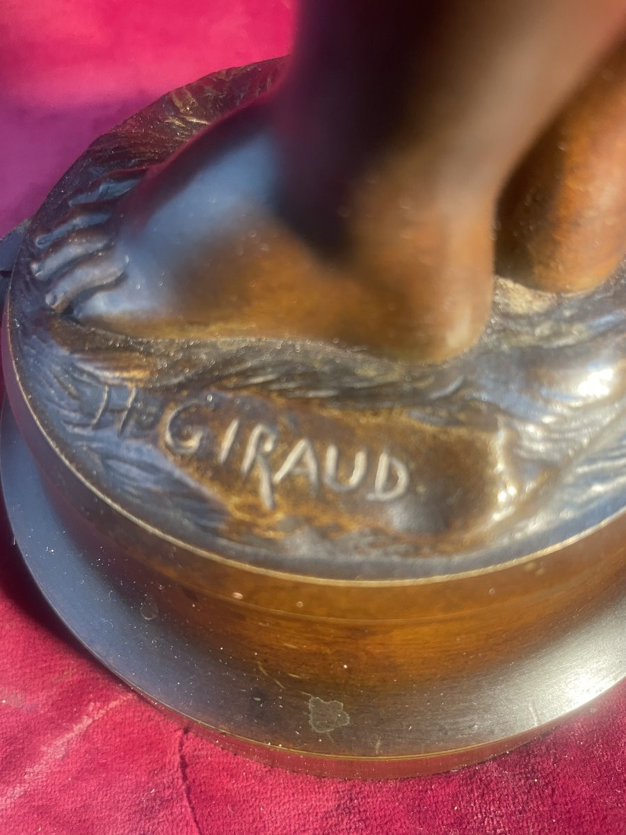 AMOUR DE H GIRAUD IL BAT BRONZE -photo-1